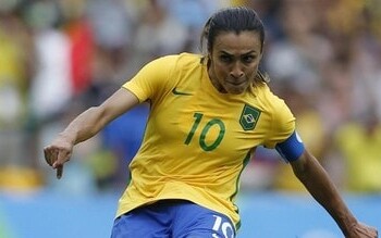 Brasile femminile, la stella Marta è positiva al Coronavirus