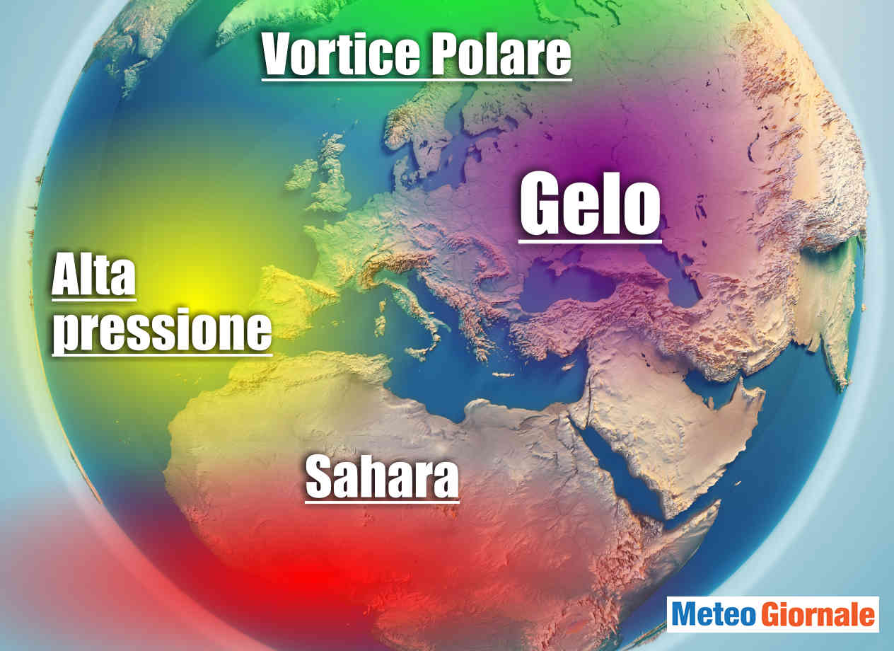 Europa caldo e siccità ma incombe il gelo.