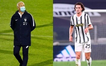 Deschamps elogia Rabiot: “È cresciuto molto. Gioca alla Juve non per caso”