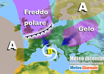 FREDDO da est, FREDDO da nord: Italia nella morsa dell’Inverno