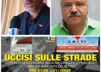 Giornata Mondiale del Ricordo delle Vittime della Strada:“Chiediamo ai familiari di pubblicare sui social una foto in ricordo di chi non c’è più”