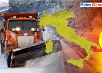 Inverno MITE con tremende ondate di GELO e NEVE record