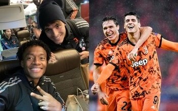 Juve, Cuadrado scherza con Morata: “Alla fine non era fuorigioco”