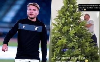 Lazio, Immobile sbotta: “Accuse ingiuste”. E fa l’albero di Natale