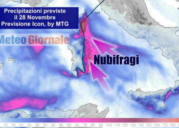 Maltempo infierisce in Sardegna, il peggio nelle prossime ore. L’evoluzione