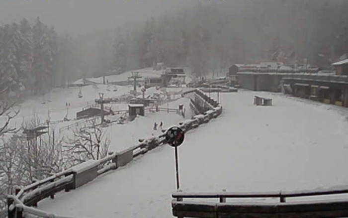 Maltempo: neve all’Abetone e gran parte Appennino Pistoiese