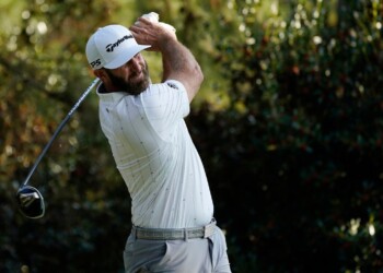 Masters, Johnson leader. Molinari out