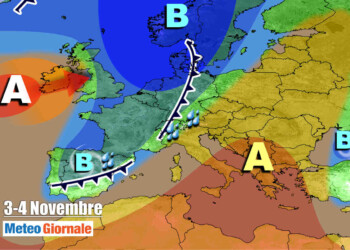 METEO 7 Giorni. Anticiclone insidiato da perturbazione. Novità nel weekend
