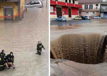 Meteo ALLUVIONE a Crotone. Incredibile salvataggio di una donna, video
