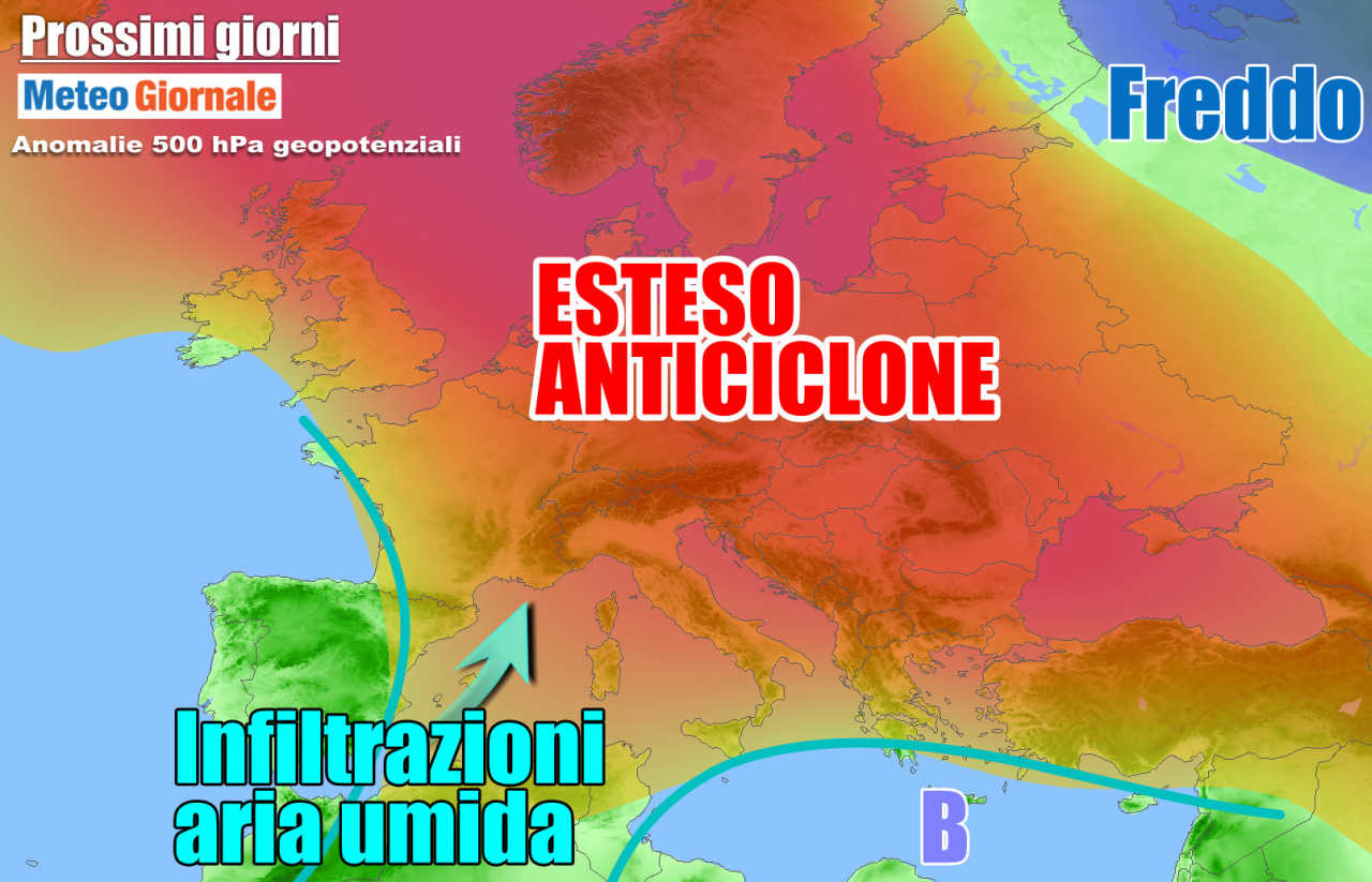 METEO Italia. Anticiclone quasi indistruttibile, dominio ad oltranza