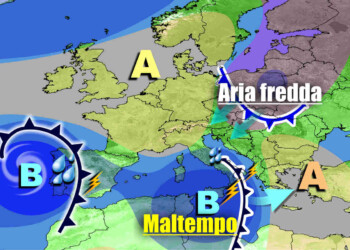 METEO Italia. Ciclone con forte maltempo, seguirà FREDDO e rischio NEVE