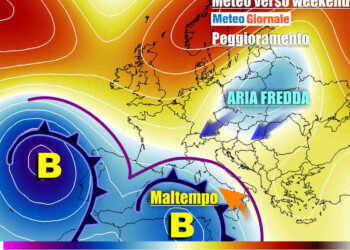METEO Italia. Ciclone riporterà il MALTEMPO nel weekend. Le previsioni