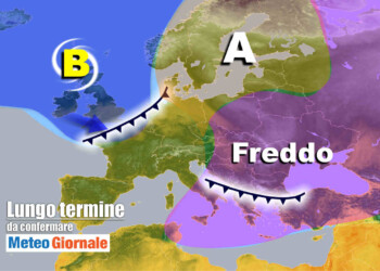 Meteo Italia nel lungo periodo: Anticiclone non demorde, rischio persistenza