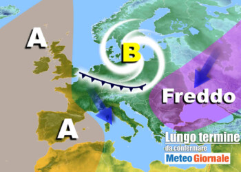 Meteo Italia nel lungo periodo: FREDDO e PERTURBATO