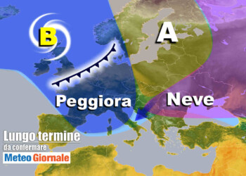 Meteo Italia nel lungo termine: prime irruzioni fredde d’INVERNO