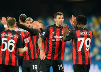 Napoli-Milan 1-3, il tabellino