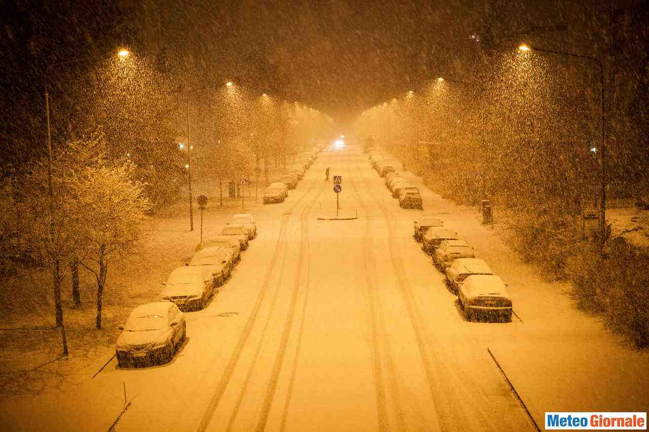 Neve e ghiaccio a Potenza, era il 20/21 novembre 1998