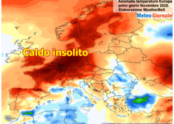 Novembre è partito caldissimo in Europa, ecco come proseguirà. Trend meteo