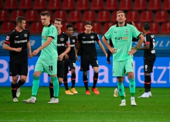 Poker del Leverkusen al Borussia M: termina 4-3. Vittoria con il brivido per il Wolfsburg