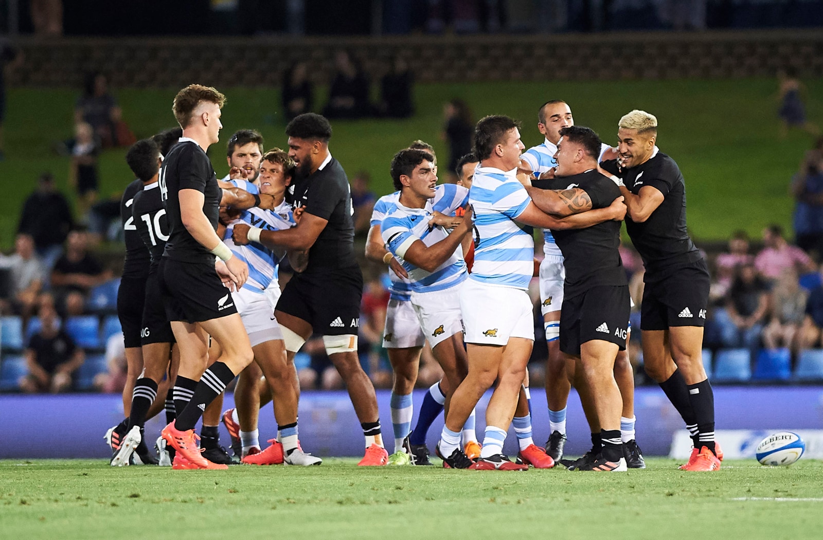 Rugby, gli All Blacks superano l’Argentina per 38-0 e evitano il terzo ko di fila