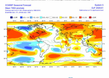 Secondo il centro di calcolo europeo l’Inverno porterà delle sorpresone