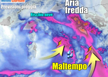 Settimana movimentata, INVERNO sale in cattedra. Previsto forte MALTEMPO