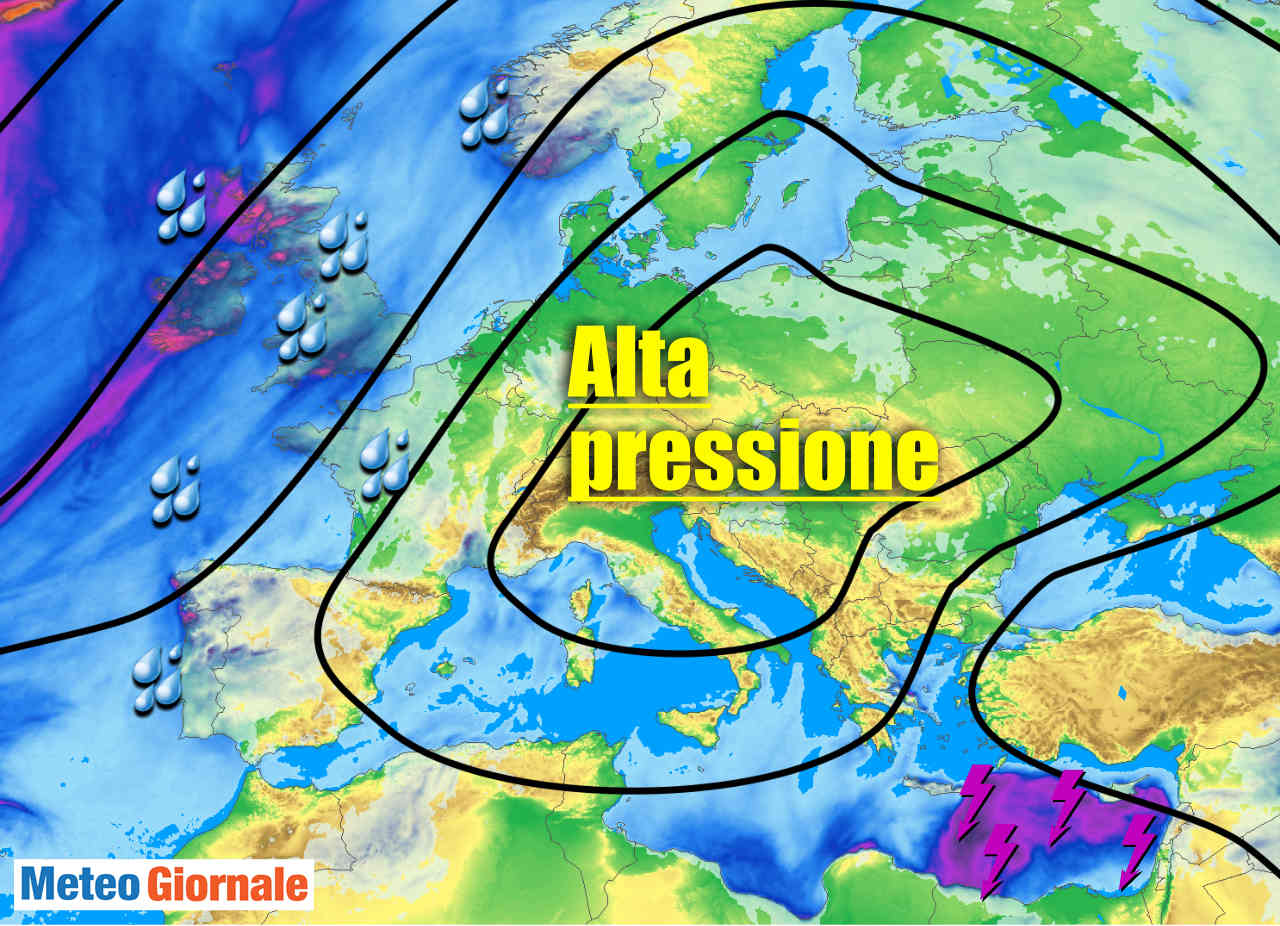 Meteo nei prossimi giorni.