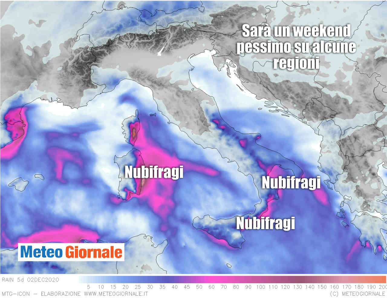 Ultimissime meteo sui preoccupanti NUBIFRAGI in arrivo