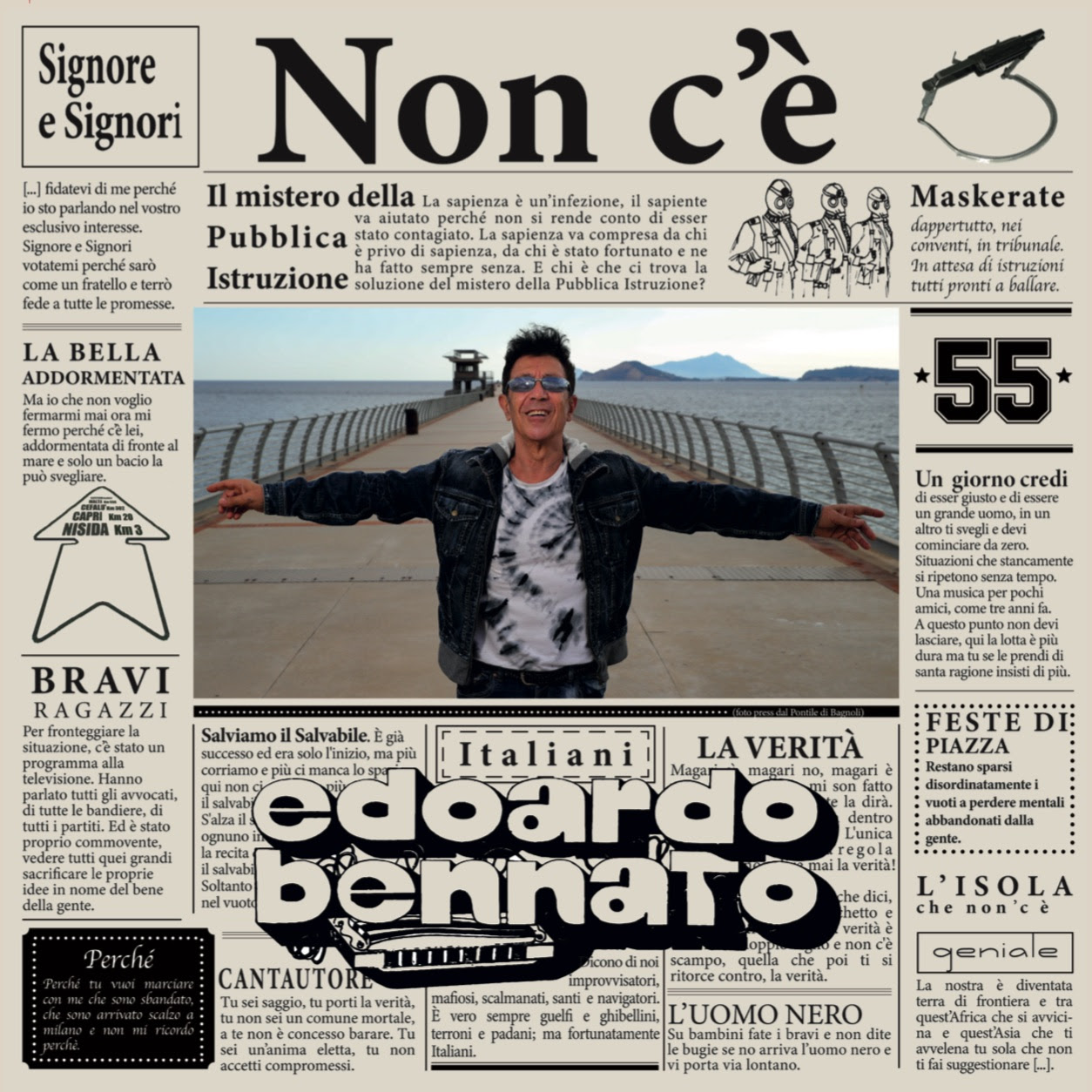 EDOARDO BENNATO: “NON C’È” è il nuovo album in uscita il 20 novembre