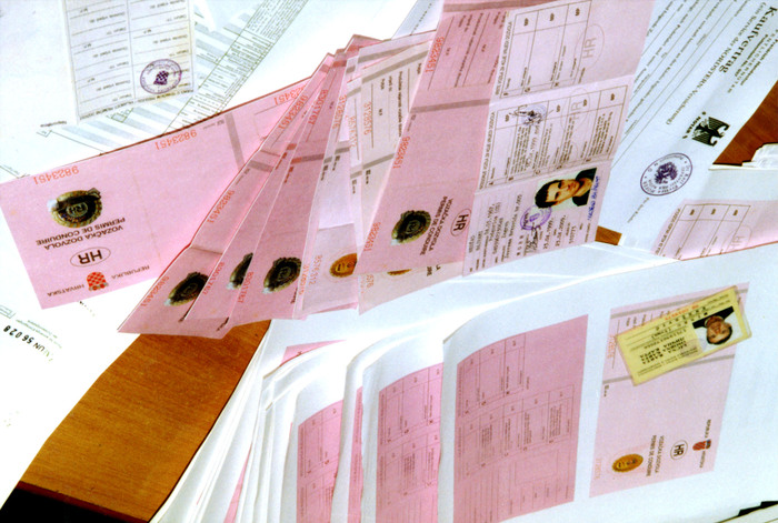 Vendeva documenti falsi sui social,preso