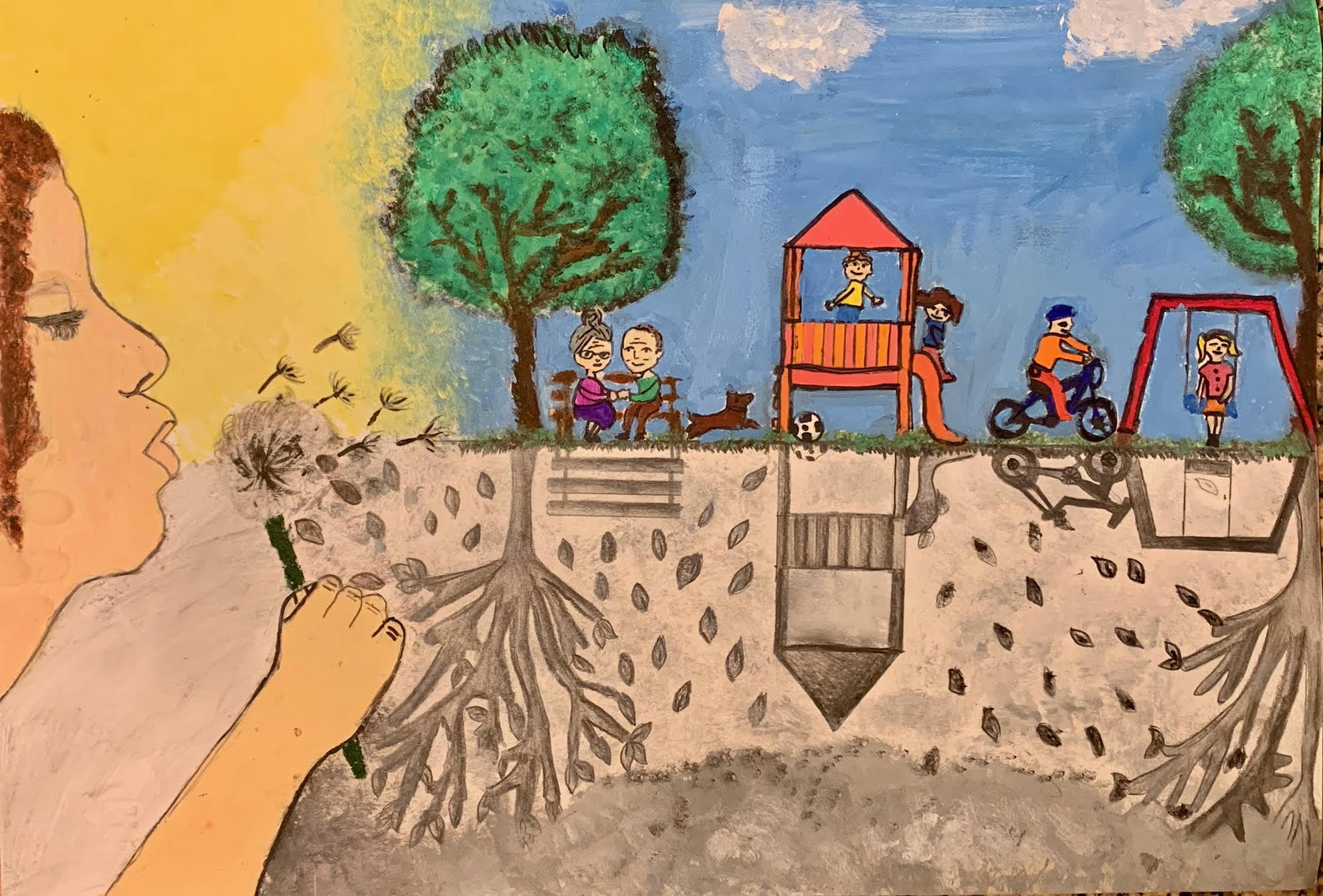 Concorso artistico #RITRATTIDICITTÀ – i giovani immaginano un futuro di ottimismo, verde e spazi di aggregazione… Le opere vincitrici