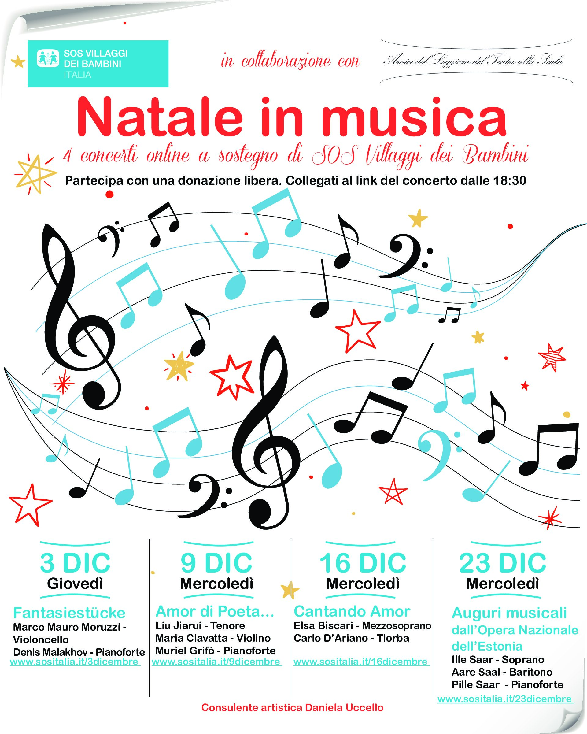 LA MUSICA SI MOBILITA A FAVORE DI SOS Villaggi DEI BAMBINI