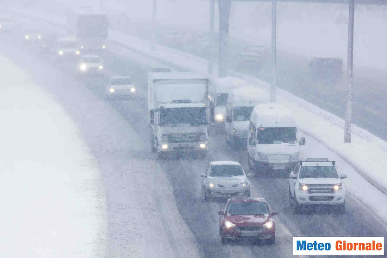 Neve è attesa in varie regioni d'Italia.