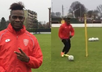 Balotelli riparte: primo allenamento con il Monza