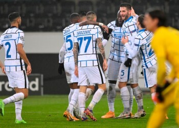 Borussia M.-Inter 2-3, il tabellino