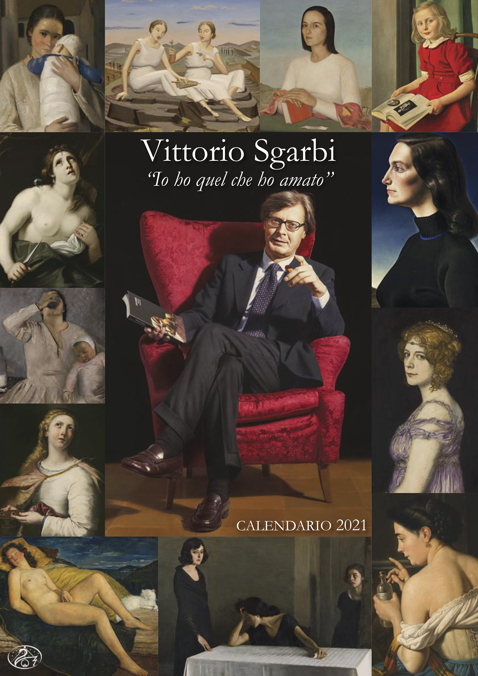Editoria/Vittorio Sgarbi presenta il «Calendario artistico 2021». Per la prima edizione, dodici ritratti di donna della sua collezione privata