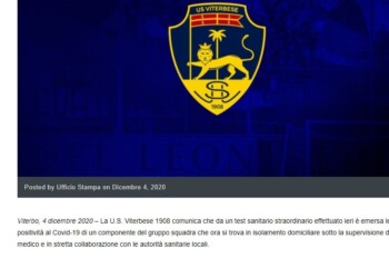 Covid, nuova positività nella Viterbese