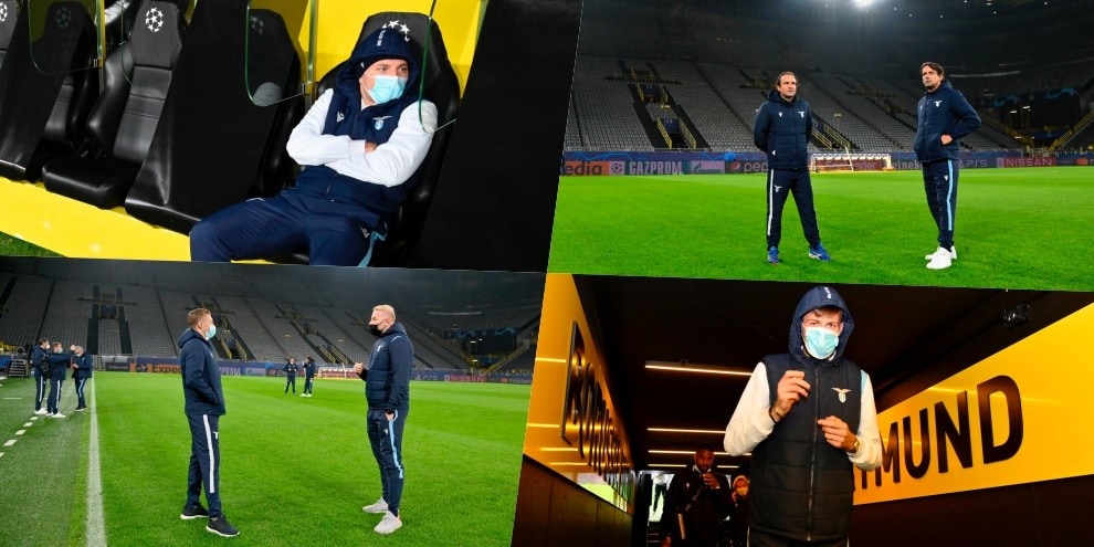 Lazio sul campo del Borussia: walk around da Champions League