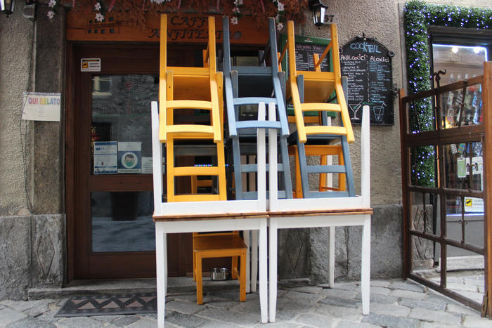 Dl Natale: 645 mln ristori per bar, ristoranti, pasticcerie