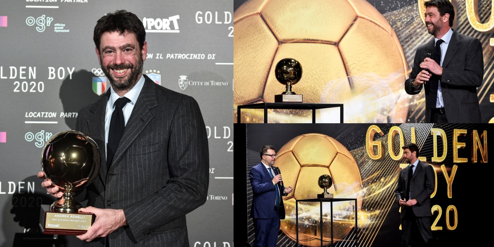 Golden Boy, ad Agnelli il premio di Best European President 2020