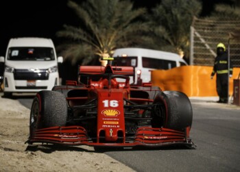 Ferrari, Leclerc: “Il movimento di Perez mi ha sorpreso”