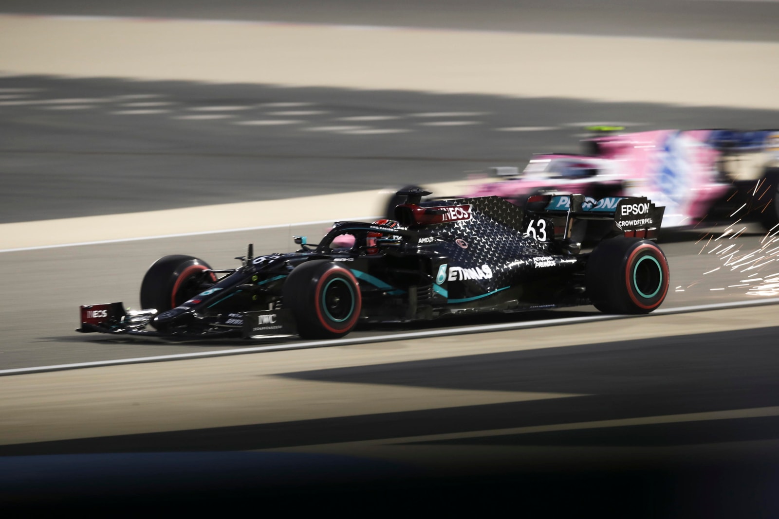 GP Bahrain: Russell fa la voce grossa nelle FP1, Ferrari nei primi dieci