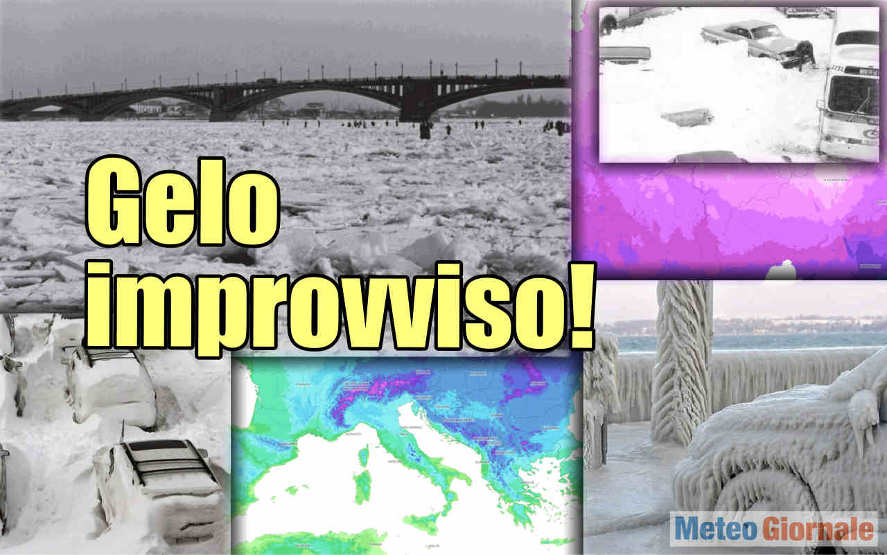 Meteo con gelo improvviso e imprevedibile.