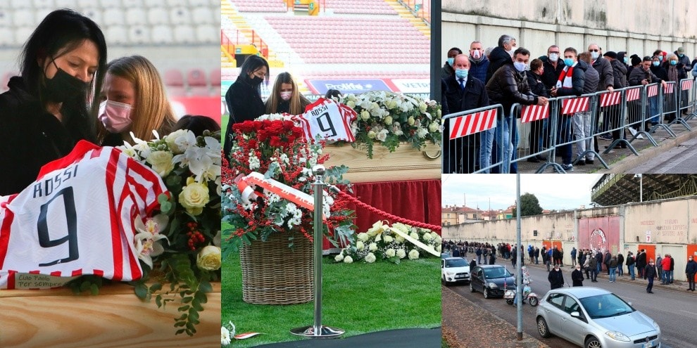 Paolo Rossi, commozione e amore per l'ultimo saluto