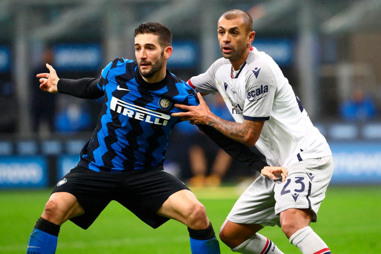 Inter-Bologna 3-1, il tabellino