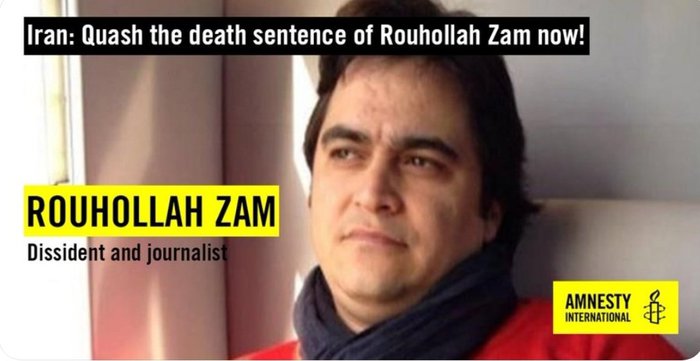 Ruhollah Zam - İran, muhalif gazeteci Ruhollah Zam'ı idam etti : Iran's judiciary has sentenced rouhollah zam, the administrator of amad news, a counterrevolutionary website, to death after he was convicted of corruption on earth.