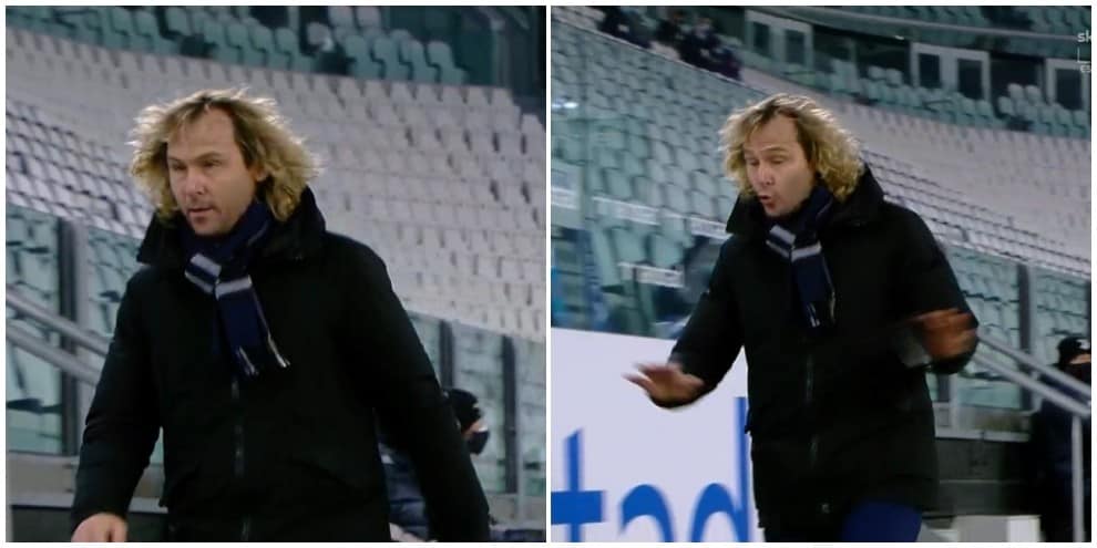 Nedved furioso con l'arbitro: lascia lo stadio durante Juve-Fiorentina