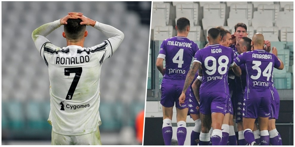 Debacle Juve con espulsione e autogol: la Fiorentina vince allo Stadium