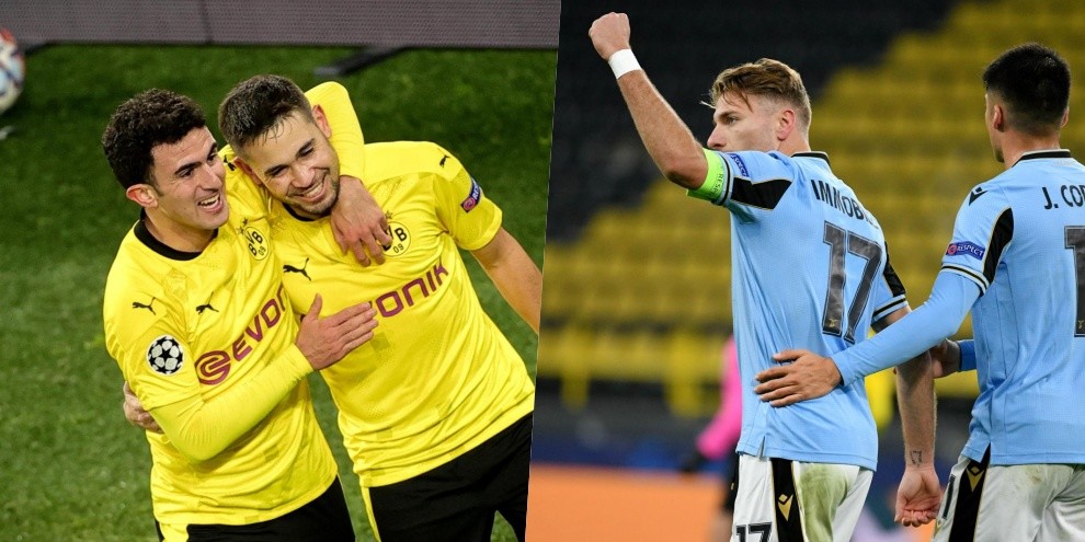 Borussia Dortmund-Lazio è 1-1: Immobile risponde a Guerreiro