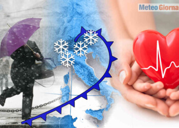 Mappe meteo: Forte Neve di Lunedì 28. Sarà peggio delle scorse previsioni